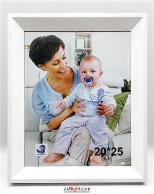 قاب 25×20 سفید شیبدار